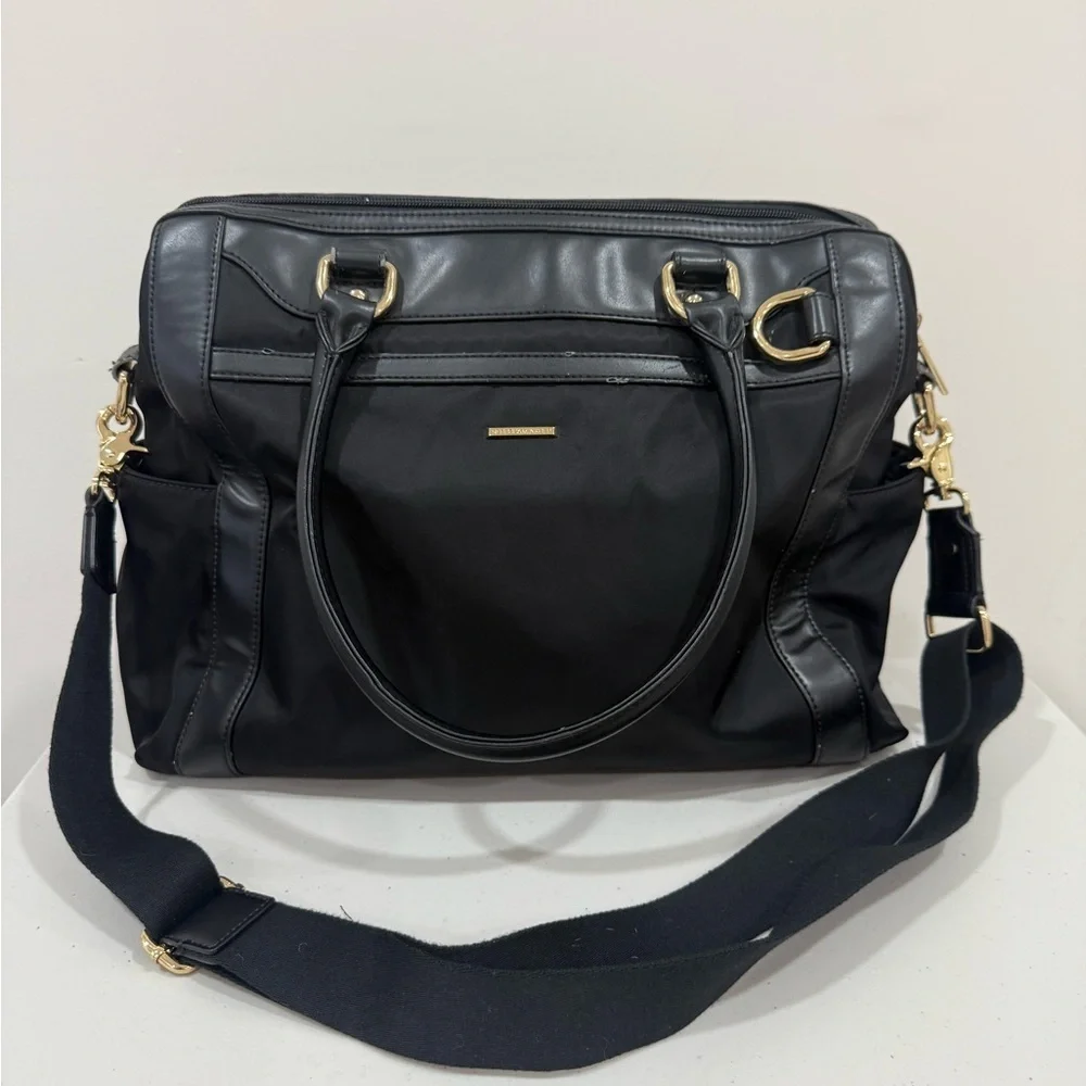 REBECCA MINKOFF Black Knocked Up Baby Bag /Overnight Bag See Photos